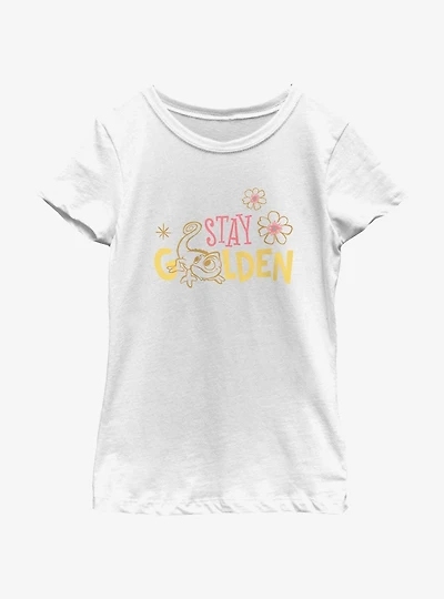 Disney Princesses Pascal Stay Golden Youth Girls T-Shirt