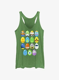 Disney Pixar Egg Jumble Womens Tank Top
