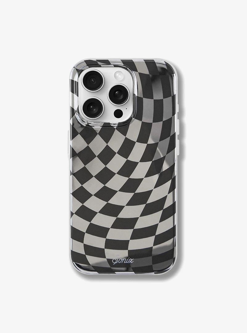 Sonix Checkmate Black/Silver iPhone 15 Pro MagSafe Case