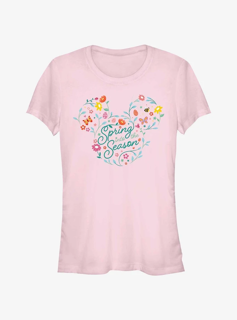 Disney Mickey Mouse Spring Into The Season Girls T-Shirt