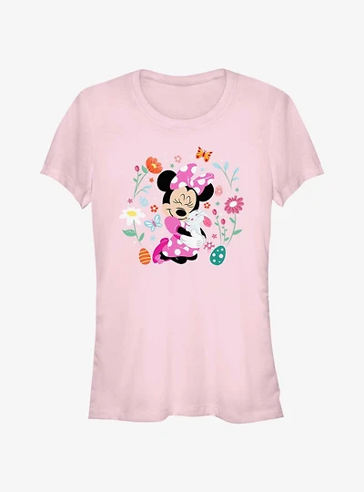 Disney Minnie Mouse Hug Bunny Girls T-Shirt