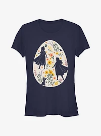 Disney Frozen Elsa Anna Olaf Egg Silhouette Girls T-Shirt
