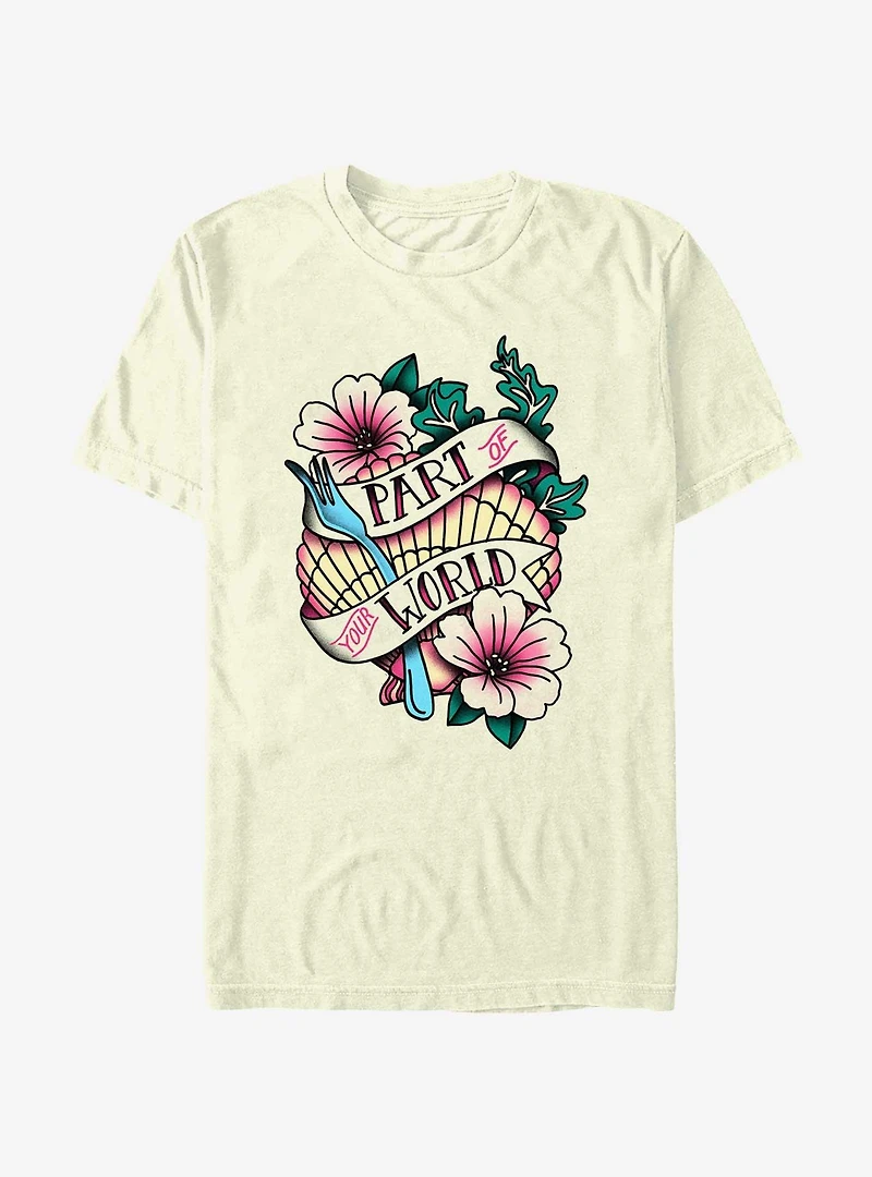 Disney Princesses Part Of Your World Tattoo T-Shirt