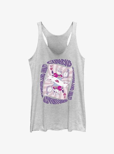 Disney Alice in Wonderland Rabbit Curious Adventure Girls Tank