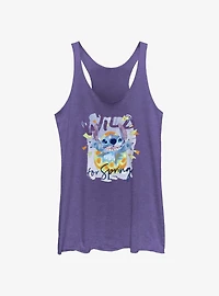 Disney Lilo & Stitch Wild For Spring Girls Tank