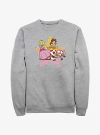 Nintendo Princess Peach & Daisy Star Sweatshirt