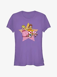 Nintendo Princess Peach & Daisy Star Girls T-Shirt