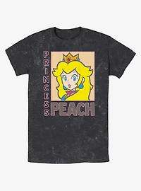 Nintendo Framed Princess Peach Mineral Wash T-Shirt
