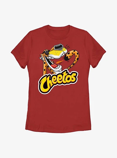 Cheetos Chester Eating Womens T-Shirt