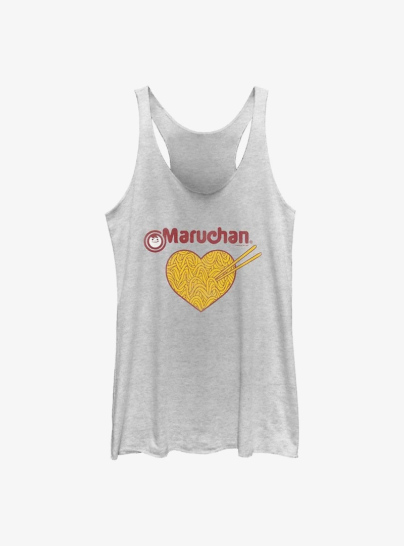 Maruchan Noodles Heart Womens Tank Top