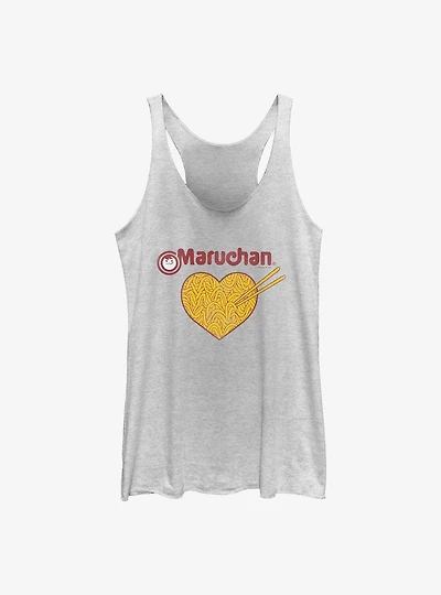 Maruchan Noodles Heart Womens Tank Top