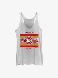 Maruchan Checkered Flag Womens Tank Top