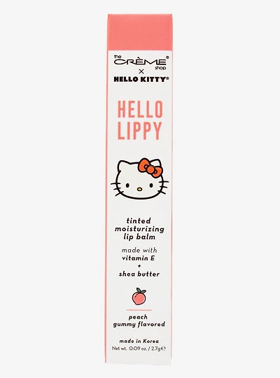 Crème Shop Sanrio Hello Kitty Hello Lippy Peach Gummy Flavored Tinted Lip Balm