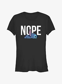 Disney Lilo & Stitch Nope Stitch Girls T-Shirt