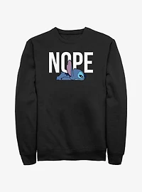 Disney Lilo & Stitch Nope Stitch Sweatshirt