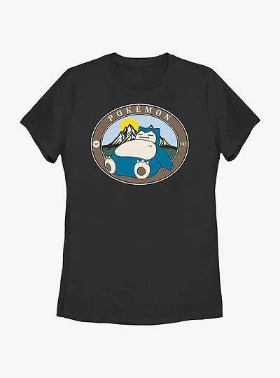 Pokemon Sleepy Snorlax Womens T-Shirt