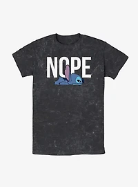 Disney Lilo & Stitch Nope Mineral Wash T-Shirt