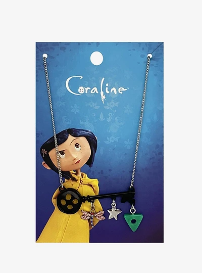 Coraline Key Charms Pendant Necklace