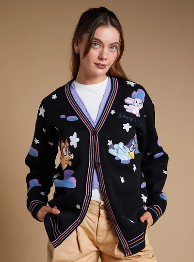 Bluey Heeler Family Sleepy Time Women's Cardigan — BoxLunch Exclusive