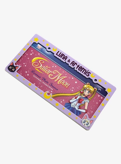 Sailor Moon Luna & Artemis License Plate Frame