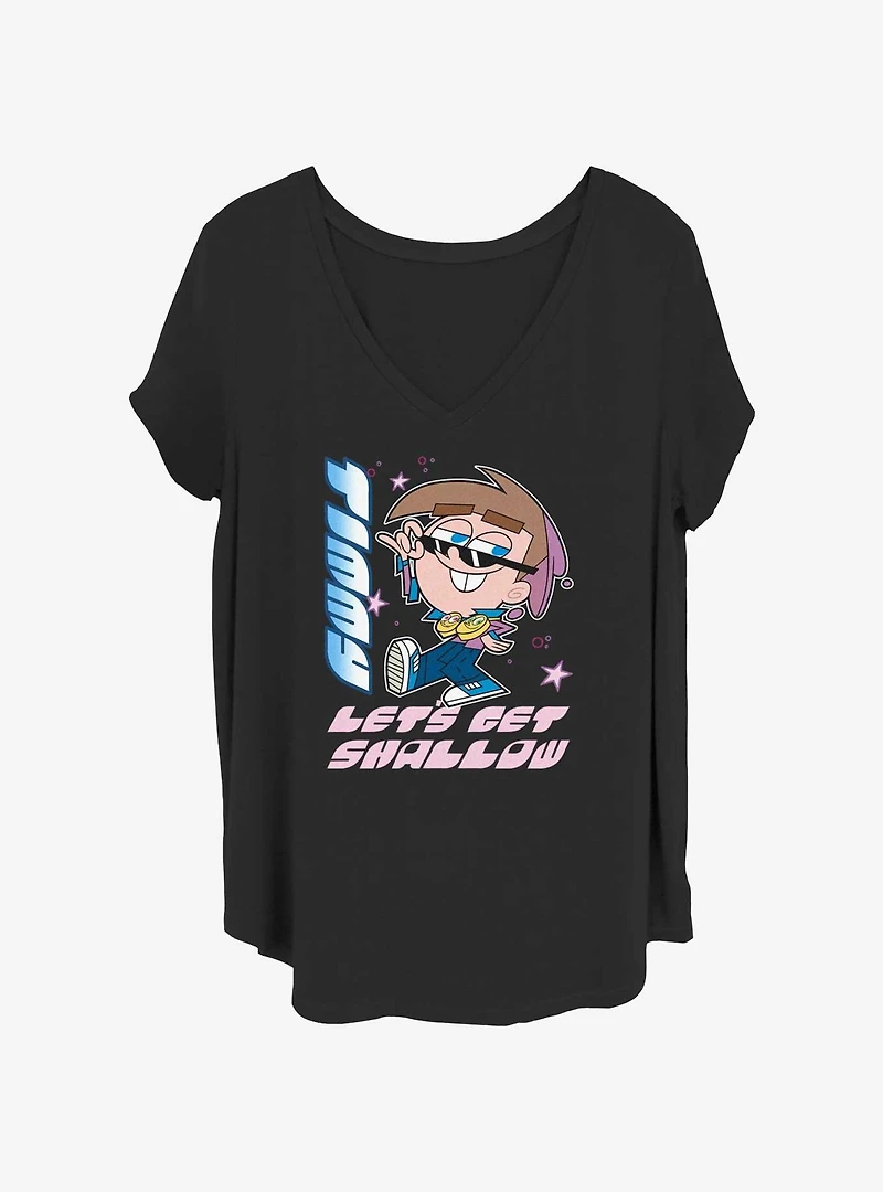 Nickelodeon Timmy Get Shallow Girls T-Shirt Plus Size