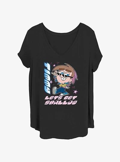 Nickelodeon Timmy Get Shallow Girls T-Shirt Plus Size