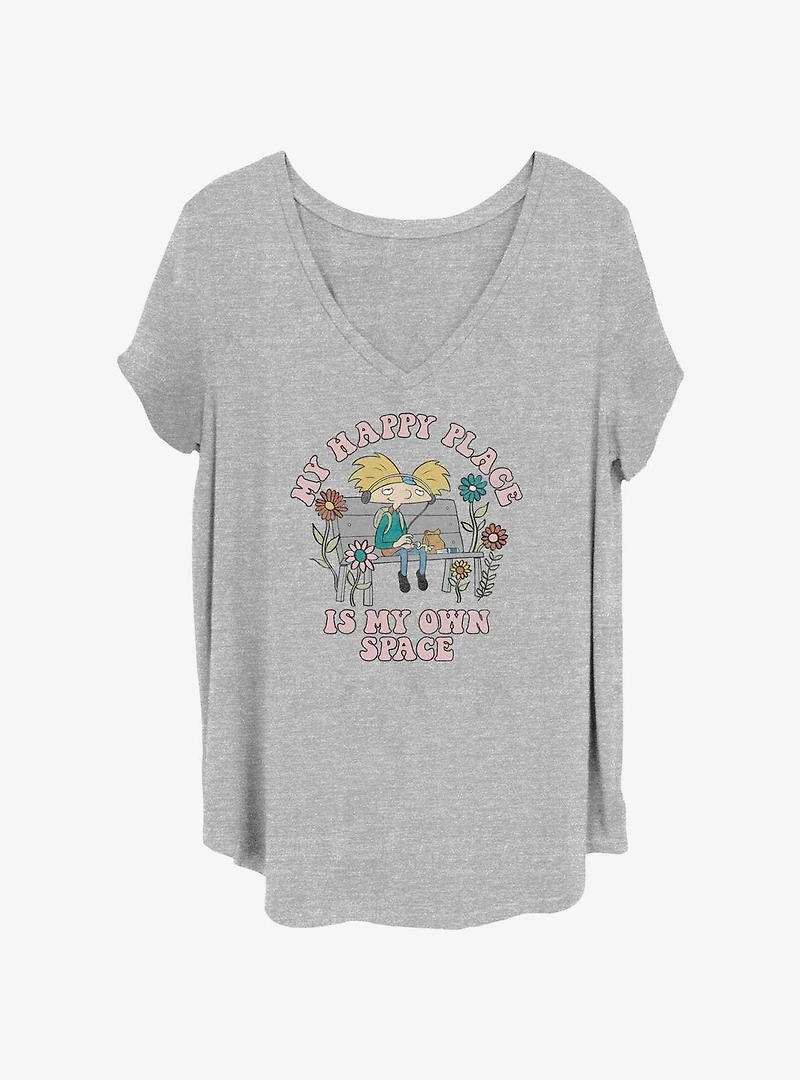 Nickelodeon Hey Arnold My Happy Place Girls T-Shirt Plus Size