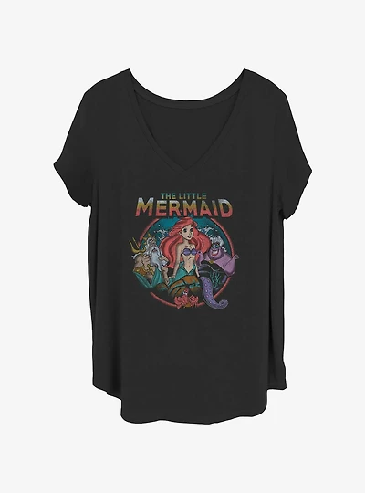 Disney The Little Mermaid Mermaid Crew Girls T-Shirt Plus Size