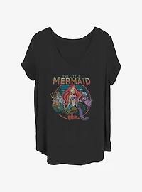 Disney The Little Mermaid Mermaid Crew Girls T-Shirt Plus Size