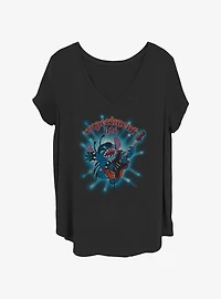 Disney Lilo & Stitch Rock Out Girls T-Shirt Plus Size