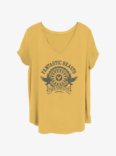 Fantastic Beasts and Where to Find Them Fantastic Crest Girls T-Shirt Plus Size
