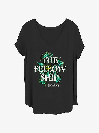 The Lord of the Rings The Fellowship Girls T-Shirt Plus Size