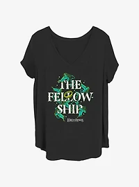 The Lord of the Rings The Fellowship Girls T-Shirt Plus Size