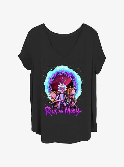 Rick and Morty Magic Rick Girls T-Shirt Plus Size