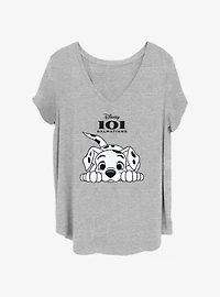 Disney 101 Dalmatians Puppy Play Girls T-Shirt Plus Size