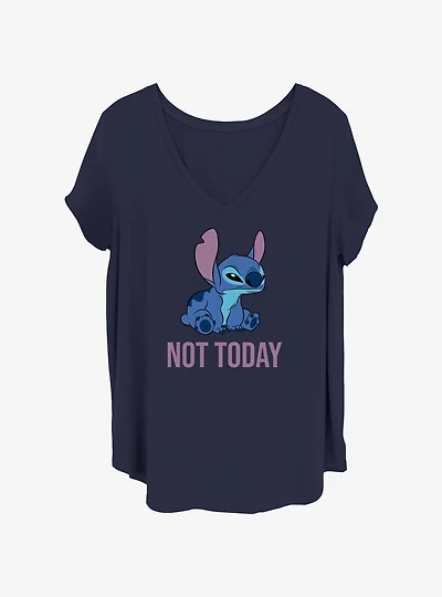 Disney Lilo & Stitch Not Today Girls T-Shirt Plus Size