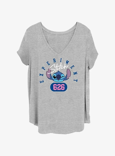 Disney Lilo & Stitch Experiment 626 Collegiate Girls T-Shirt Plus Size