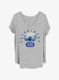 Disney Lilo & Stitch Experiment 626 Collegiate Girls T-Shirt Plus Size