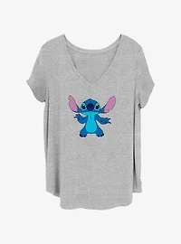 Disney Lilo & Stitch Shy Wave Girls T-Shirt Plus Size