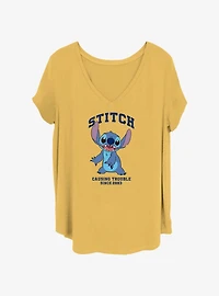 Disney Lilo & Stitch Causing Trouble Girls T-Shirt Plus Size