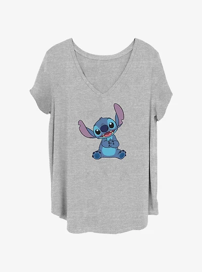 Disney Lilo & Stitch Cute Stitch Girls T-Shirt Plus Size
