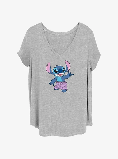 Disney Lilo & Stitch Gnarly Stitch Girls T-Shirt Plus Size