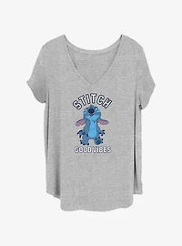 Disney Lilo & Stitch Good Energy Stitch Girls T-Shirt Plus Size