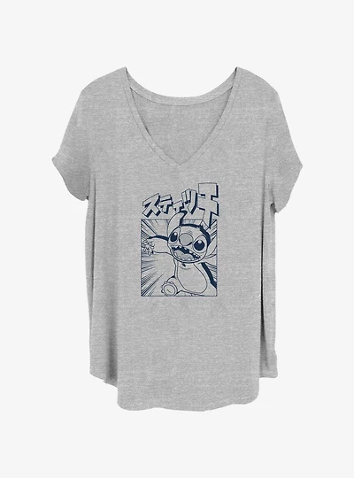 Disney Lilo & Stitch Anime Girls T-Shirt Plus Size