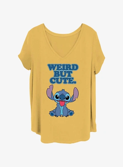 Disney Lilo & Stitch Weird But Cute Girls T-Shirt Plus Size