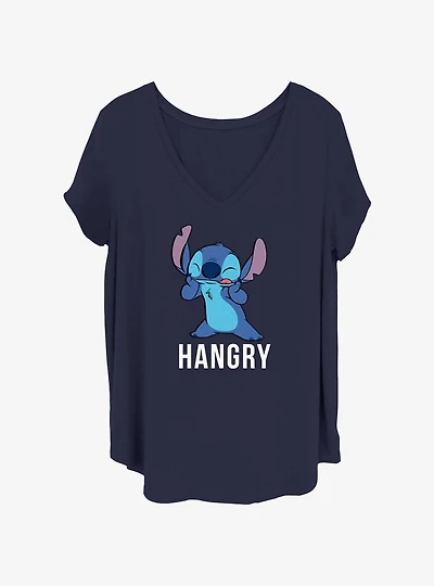 Disney Lilo & Stitch Hangry Smile Girls T-Shirt Plus Size