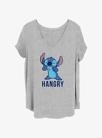 Disney Lilo & Stitch Hangry Smile Girls T-Shirt Plus Size