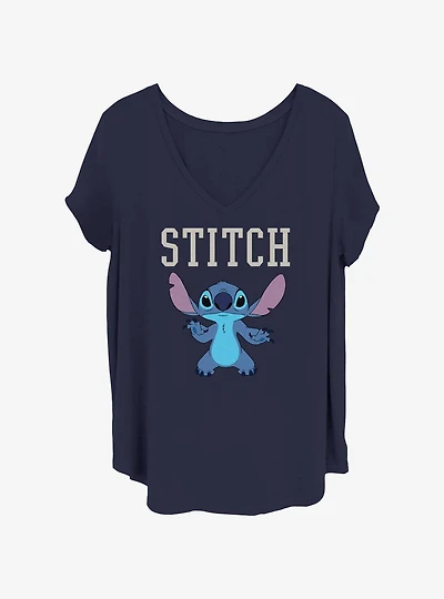 Disney Lilo & Stitch Name Cute Girls T-Shirt Plus Size
