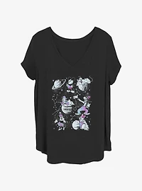 Disney Mickey Mouse Celestial Girls T-Shirt Plus Size