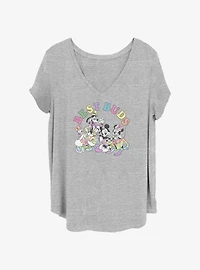 Disney Mickey Mouse Best Buds Girls T-Shirt Plus Size